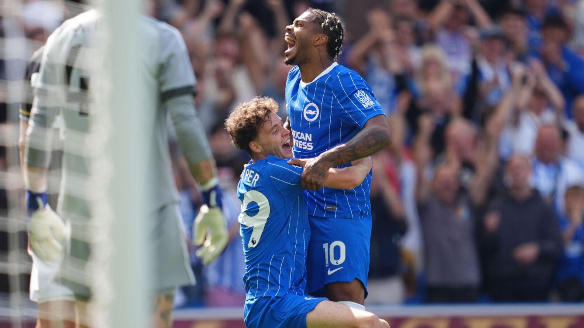 Nightmare start! Aston Villa concede four first-half goals in thumping by Brighton
