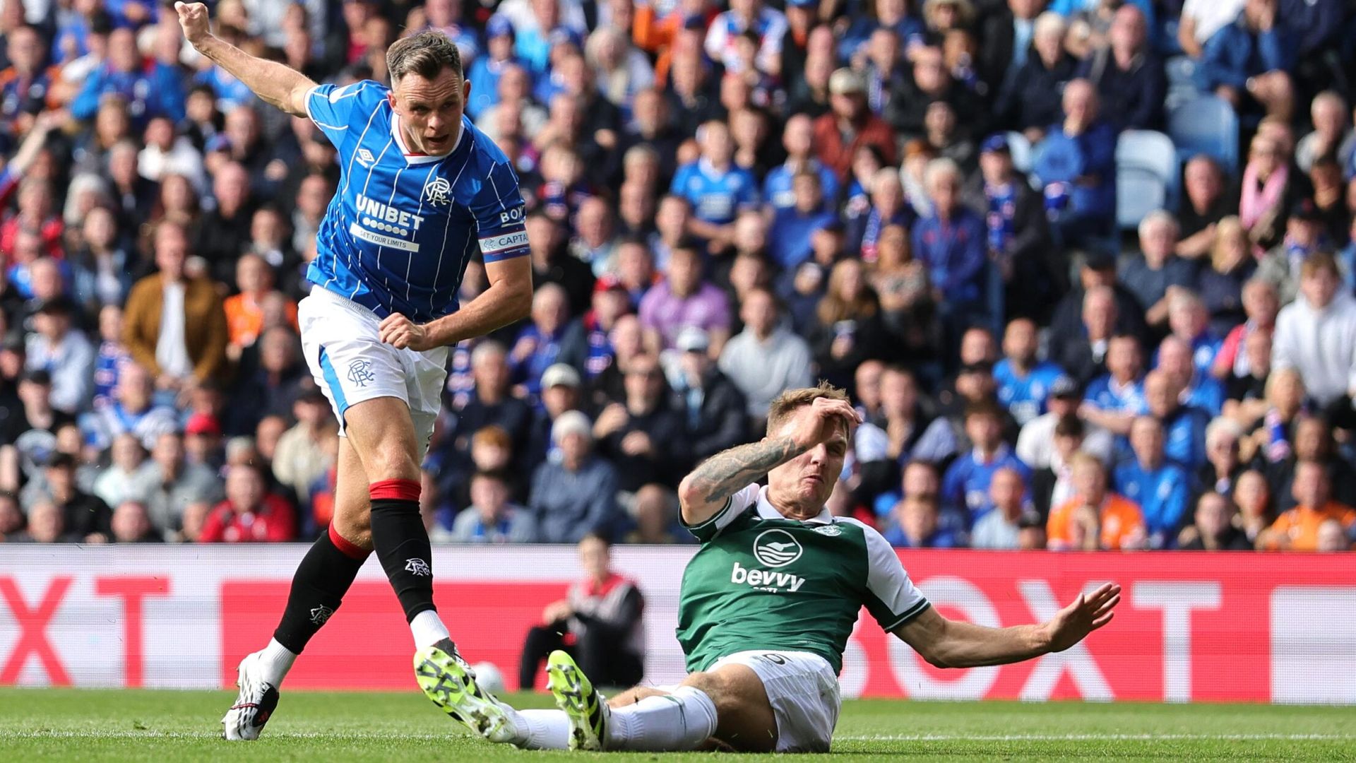 Big save denies Shankland as Rangers push for equaliser vs Hibs LIVE!
