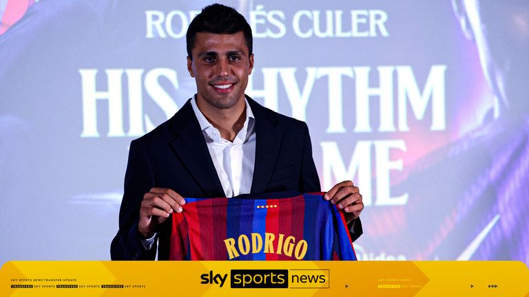 Transfer Latest: Rodri gives his first message to the Barcelona fans after Manchester city move