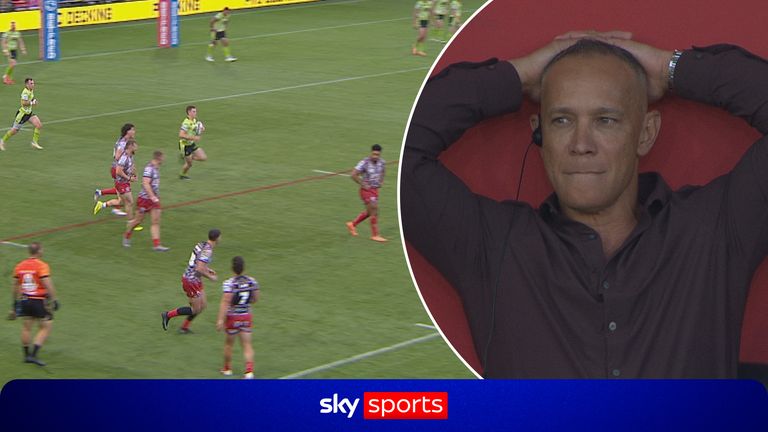 Wigan try
