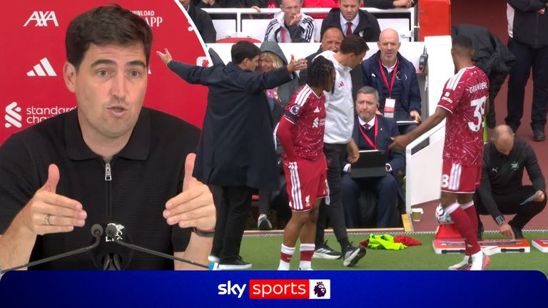 Andoni Iraola was left frustrated after Liverpool's draw to Nottingham Forest in the Premier League.