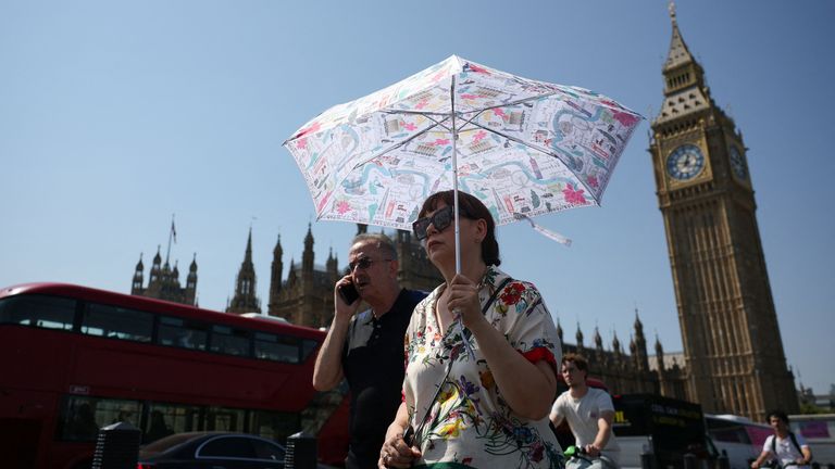 London in the heat