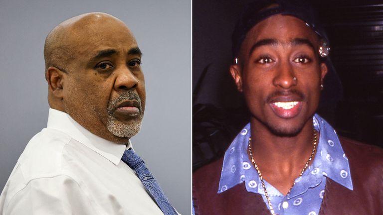 Duane Davis and Tupac Shakur. Pics: Reuters/ Dominguez/MediaPunch /IPX/AP
