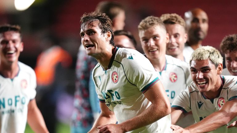 Aaron Pressley scored Walsall's winner at Bristol City