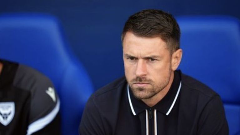 Aaron Ramsey has taken his first managerial role at Oxford United