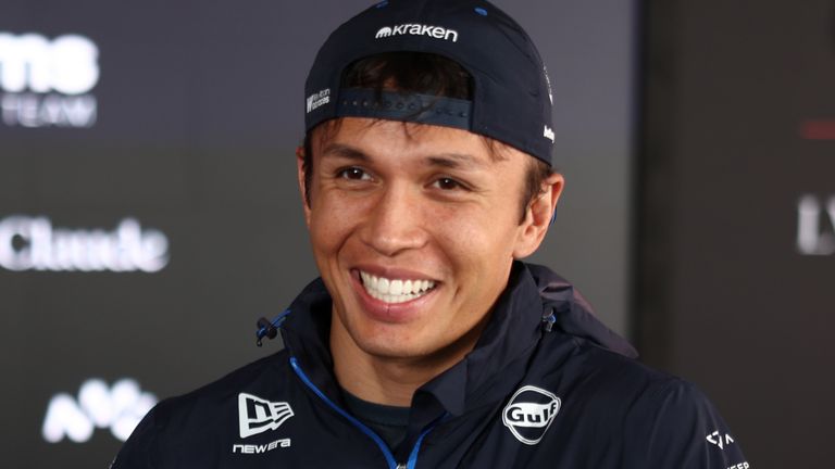 Alex Albon will remain with Williams until the end of the 2027 season