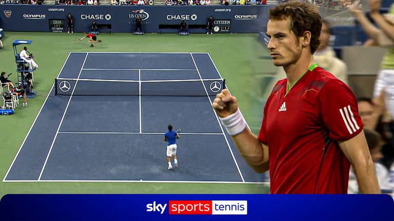 Rafael Nadal could only clap Andy Murray's brilliant shot at the US Open