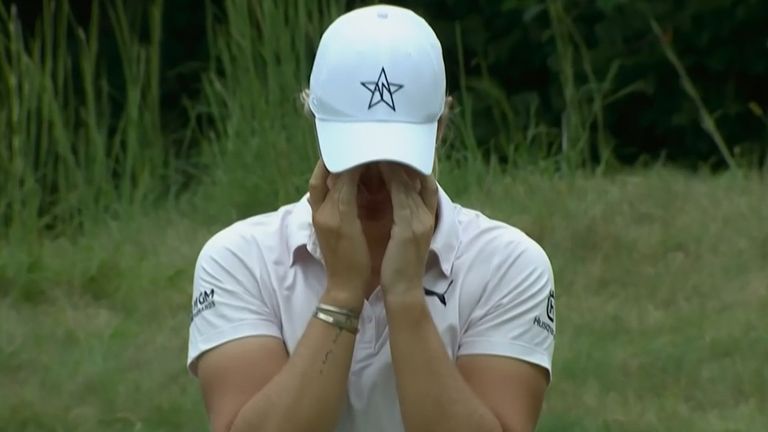 Anna Nordqvist was in tears various times today at the FM Championship in Boston