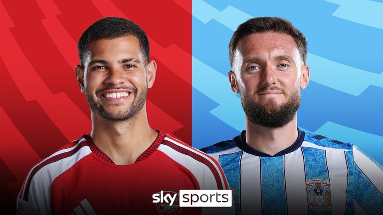 Arsenal host Coventry City on Friday Night Football live on Sky Sports - kick-off is 8pm