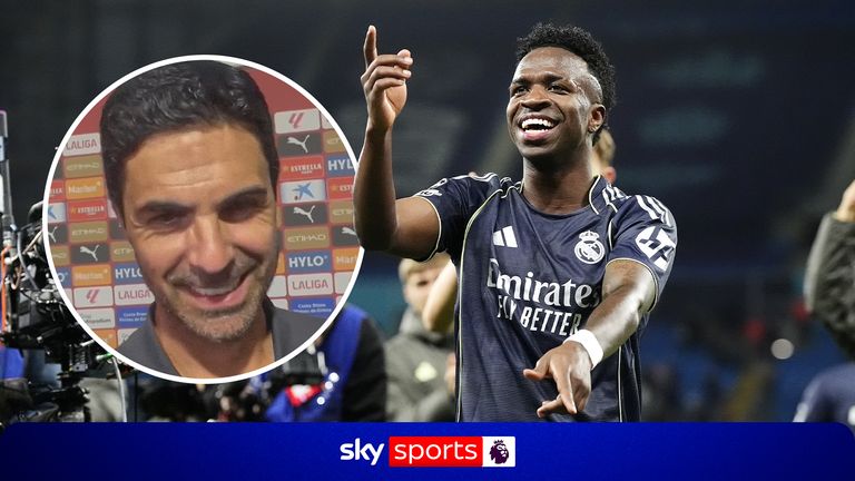 SKY SPORTS
ARSENAL
MIKEL ARTETA
VINI JR