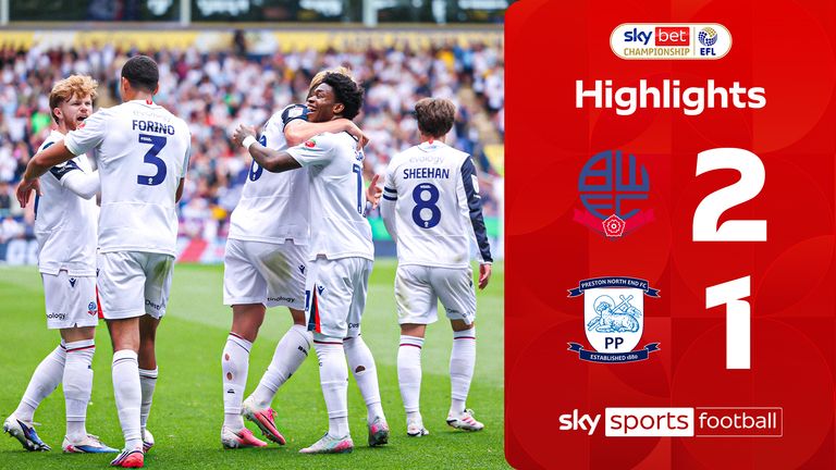 Bolton 2-1 Preston