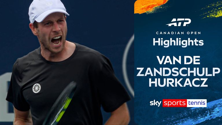Highlights of Botic van de Zandschulp against Hubert Hurkacz from the Canadian Open