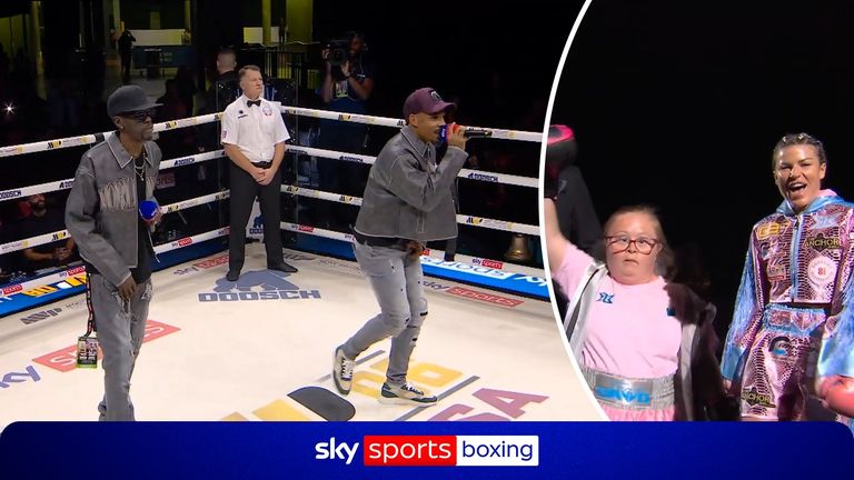 So Solid Crew performed their iconic song 21 Seconds as Kirstie Bavington made an incredible entrance for her fight with Gemma Richardson.