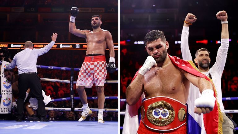 Highlights of the IBF heavyweight world title fight between Moses Itauma and Filip Hrgovic.