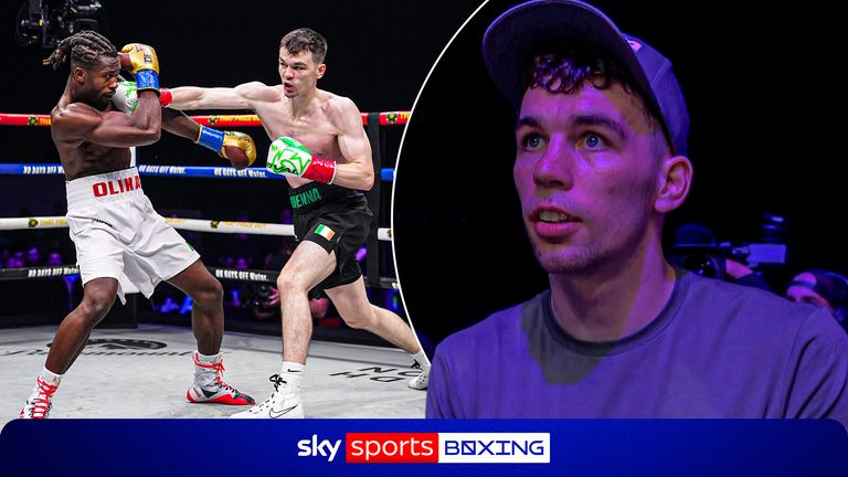 Relive the heart-warming moment that saw Stevie McKenna watch his brother Aaron win the IBF world middleweight title.