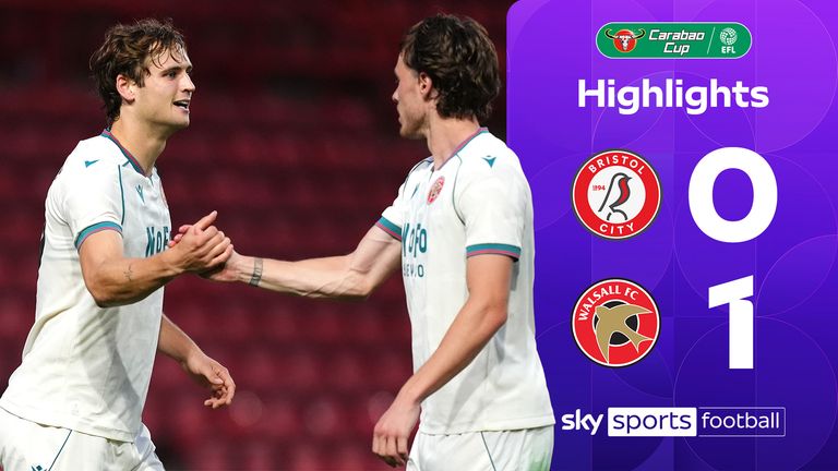 Bristol City 0-1 Walsall Highlights