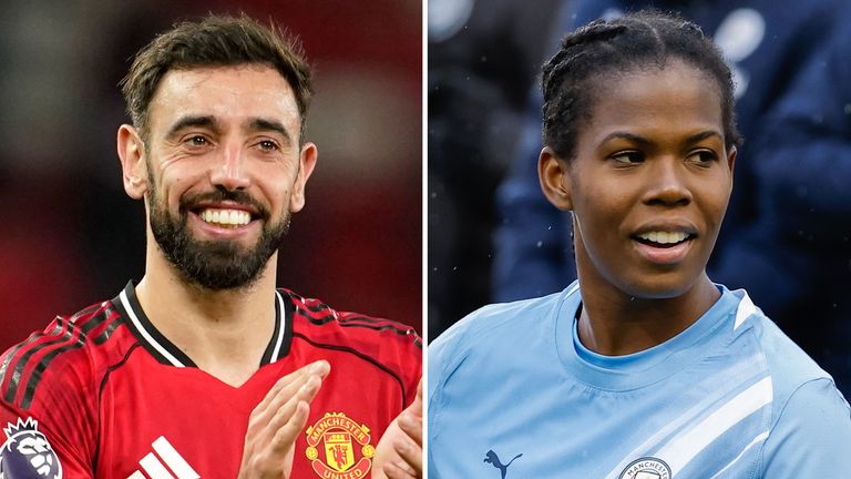 Bruno Fernandes and Bunny Shaw have won the top prizes at the PFA Awards