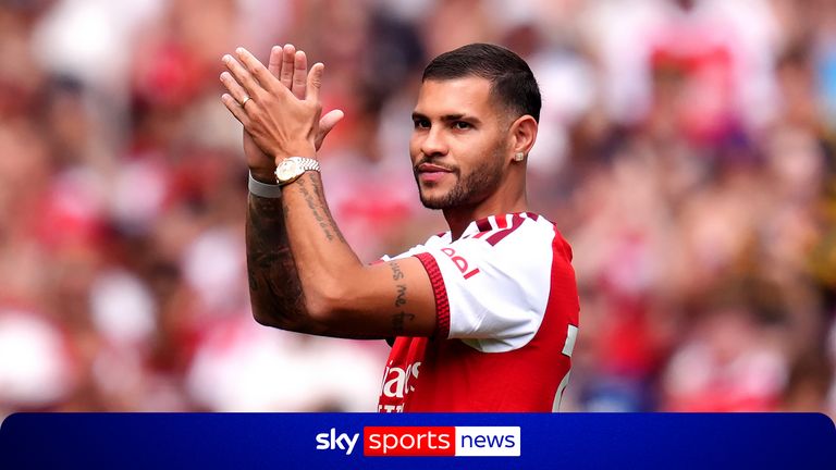 Bruno Guimaraes meets Arsenal fans after summer signing!