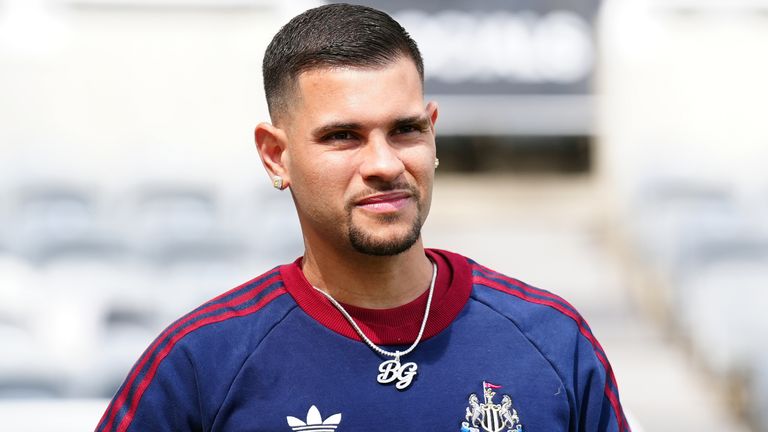 Bruno Guimaraes is set to arrive at Newcastle's training camp