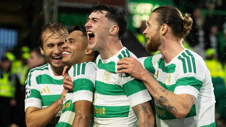 Celtic take a commanding lead into the second leg of their Champions League play-off 
