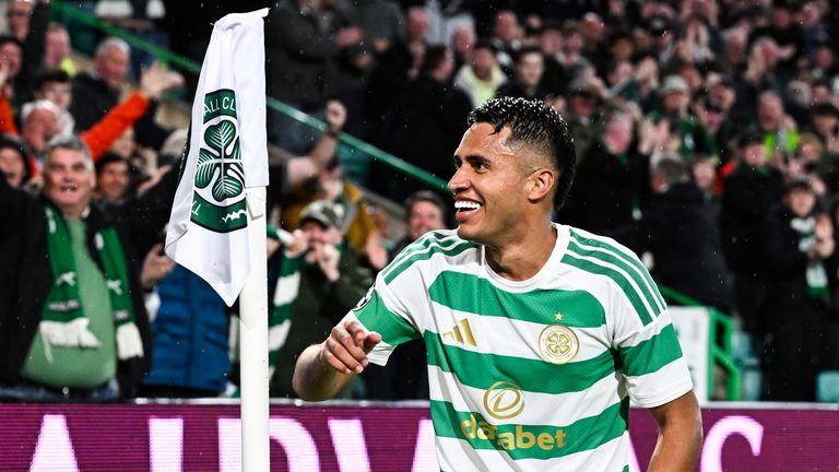 Camilo Duran scored a double at Celtic Park