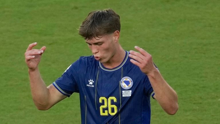 Bosnia's Ermin Mahmic is a target for Celtic