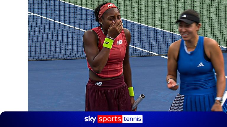 Coco Gauff thought she had won the match with Jessica Pegula at the US Open