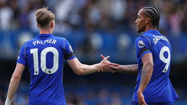 Joao Pedro and Cole Palmer combined impressively for Chelsea