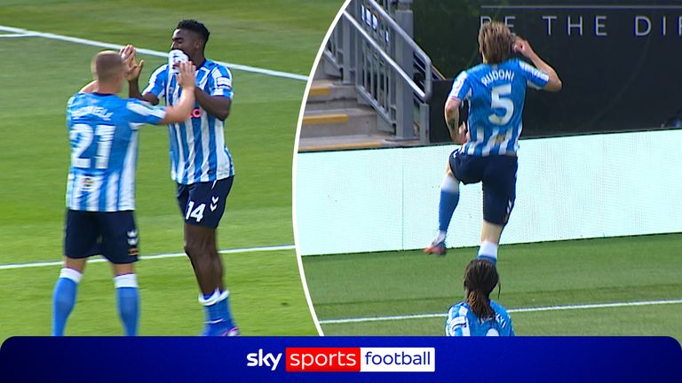 Coventry stunned Plymouth with a quick-fire double as Taiwo Awoniyi opened his account for the club before Jack Rudoni added a second moments later.