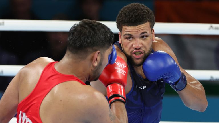 Damar Thons won gold in the super-heavyweight bout at the Commonwealth Games 