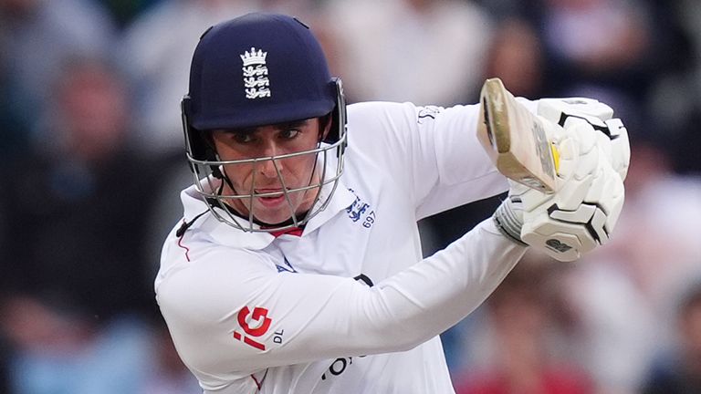 Lawrence made a half-century on his return to the Test side