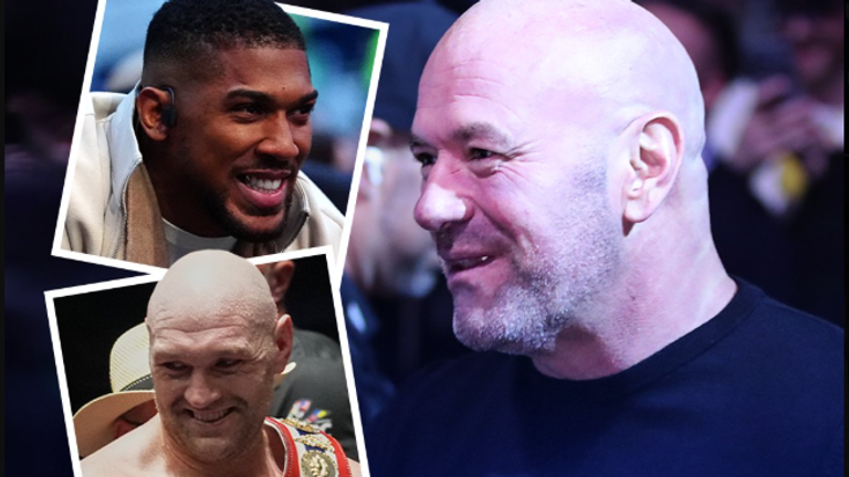 Anthony Joshua, Tyson Fury, Dana White