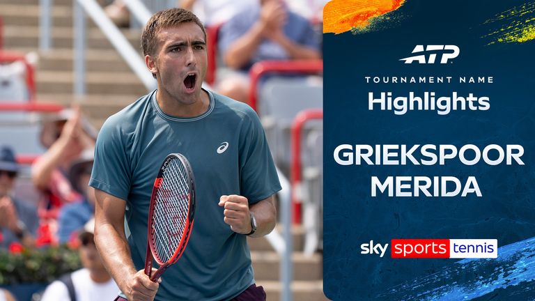Highlights of Daniel Merida against Tallon Griekspoor from the Canadian Open.