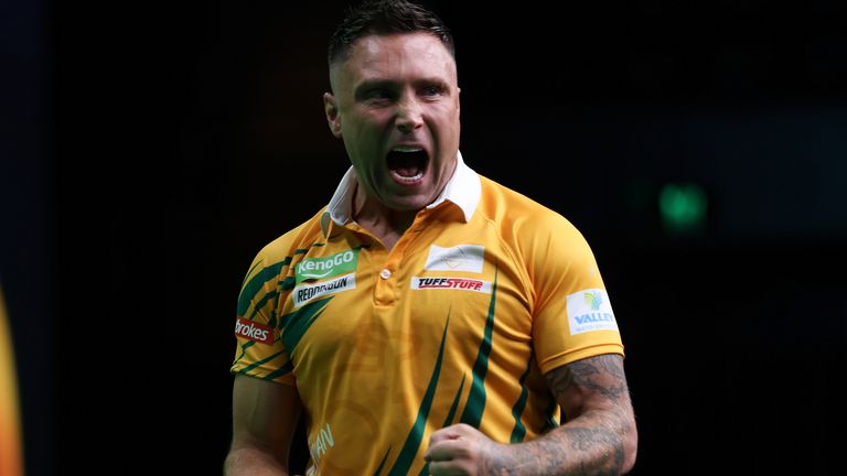 Gerwyn Price is bidding to win a second Australian Darts Masters title (Credit: PDC Darts)