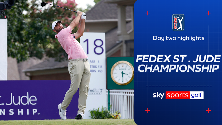Day two highlights from the FedEx St. Jude Championship