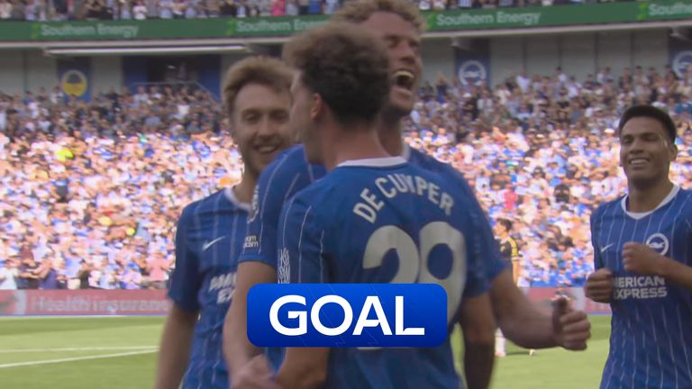 De Cuyper scores second for Brighton