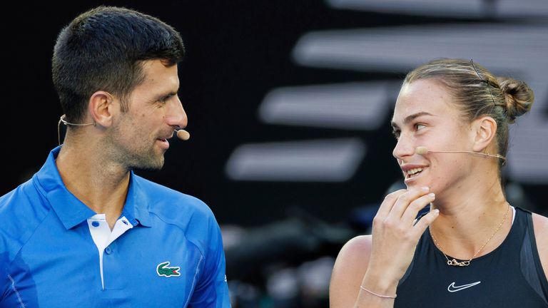 Djokovic and Sabalenka