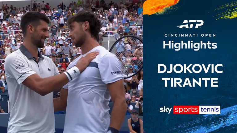 Highlights from the Cincinnati Open match between Novak Djokovic and Thiago Agustin Tirante.
