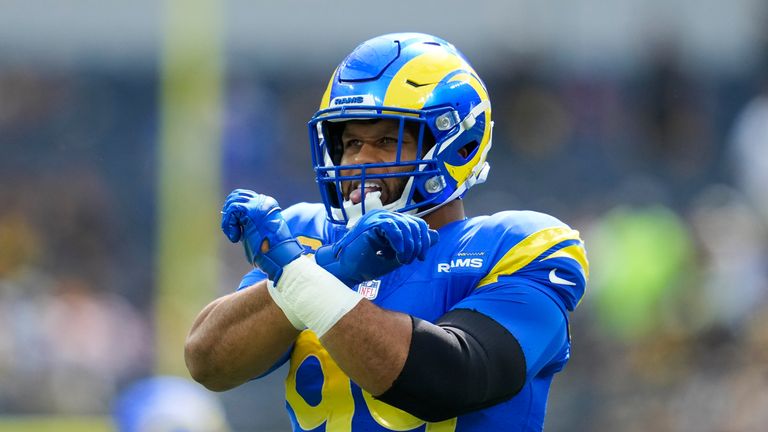 Donald is a three-time NFL Defensive Player of the Year