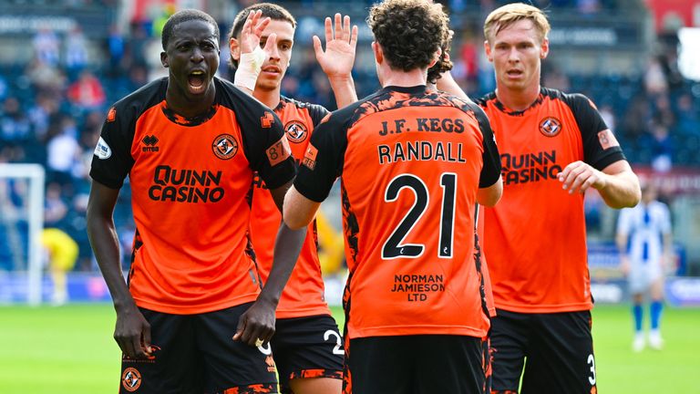 Dundee United secured their first Scottish Premiership win of the season