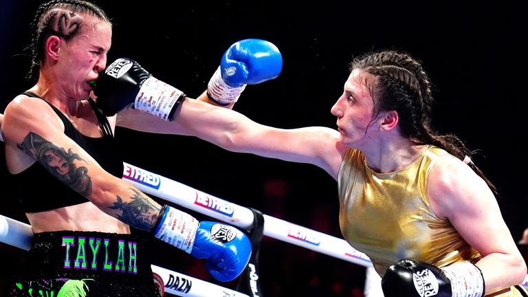 Elif Nur Turhan has displayed her punch power in the professional ranks