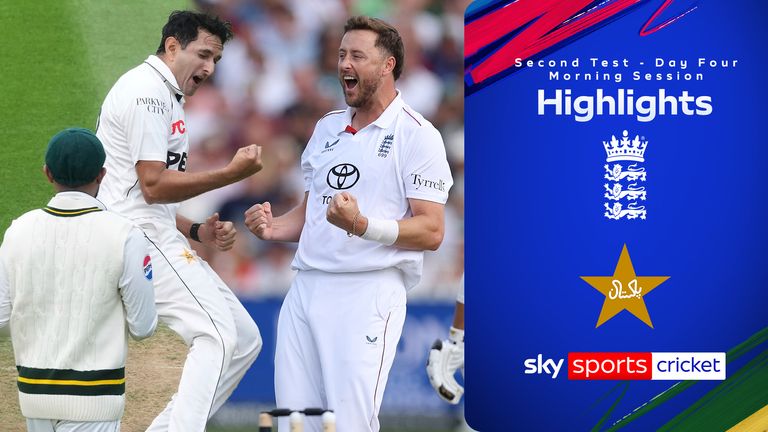 HIGHLIGHTS THUMB - DAY FOUR 2ND TEST ENGLAND VS PAKISTAN MORNING SESSION Images: AP/Getty