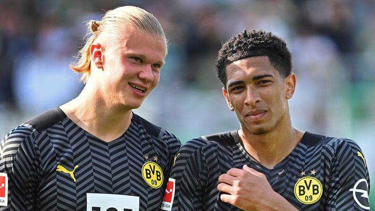 Erling Haaland (left) and Jude Bellingham were brought to Borussia Dortmund with the help of Sebastian Krug