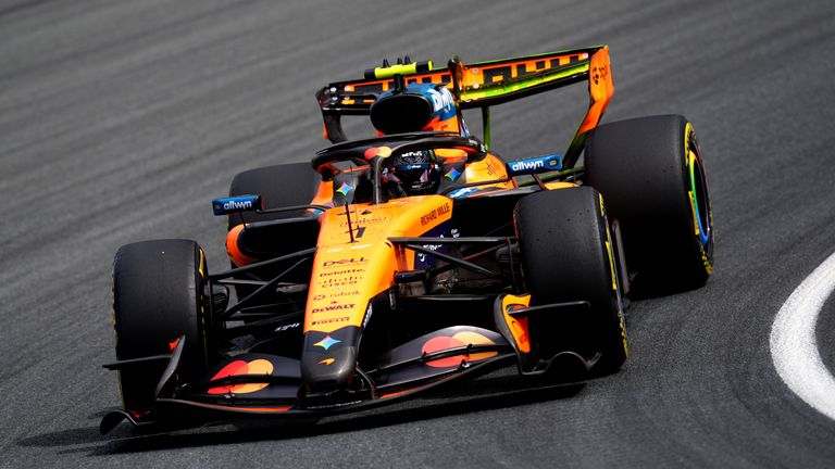 Lando Norris at the Dutch GP (PA)