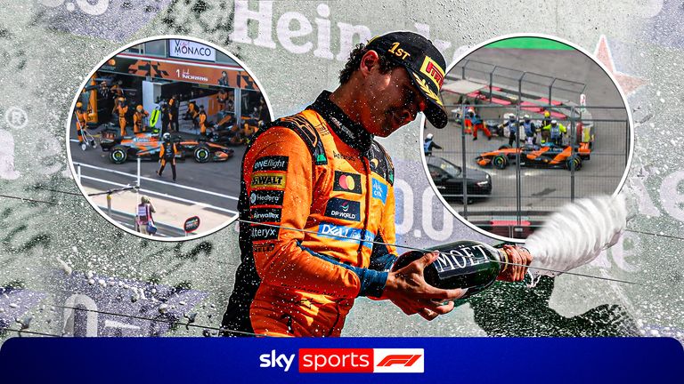 Watch Lando Norris' roller-coaster season so far, which has seen several DNFs and race wins, putting him in the mix to challenge for the title.