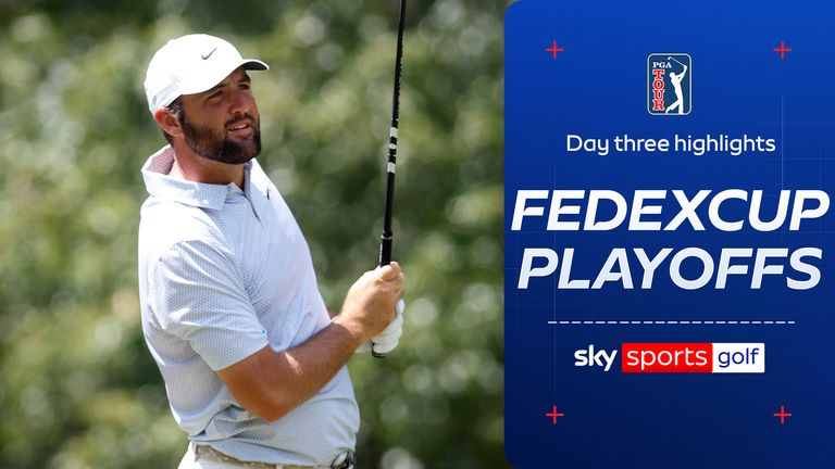 Highlights from the third round of the FedExCup playoffs at the FedEx St. Jude Championship in Memphis.