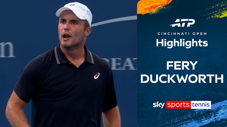 Highlights from the Cincinnati Open match between Arthur Fery and Jack Duckworth.