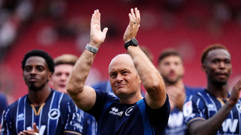 Millwall manager Alex Neil after the Sky Bet Championship match at Ashton Gate, Bristol. Picture date: Saturday August 15, 2026.