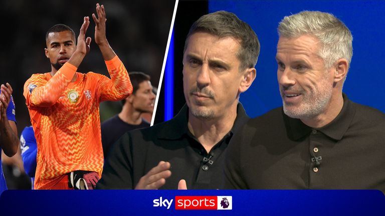 Jamie Carragher and Gary Neville on Robert Sanchez Chelsea