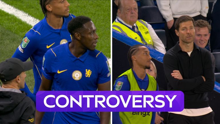 Joao Pedro was forced to wait to come on after Danny Welbeck took too long to come off in Chelsea's Carabao Cup win over Luton Town.